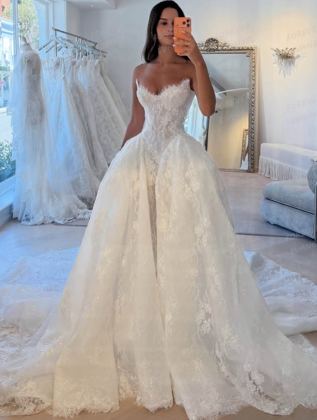 Women'S Formal Wear To A Wedding - Simple Lace A Line Wedding Dresses