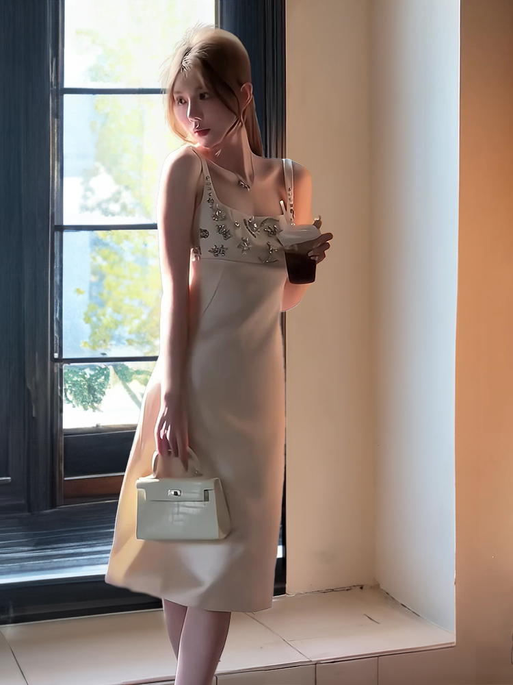 Women Formal Wear With Skirt - Elegant Heavy Work Satin Evening Dress