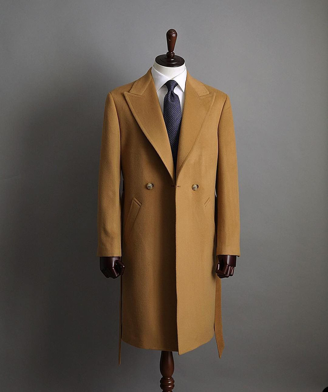 Men Overcoat Light Tan Men Sui - огляд і ціна Tailored Coat Wool