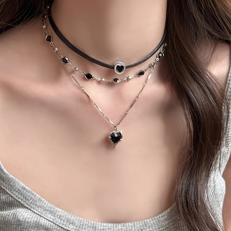 Gothic Layered Heart-shaped Ne - огляд і ціна Formal Wear Jewelry For Women