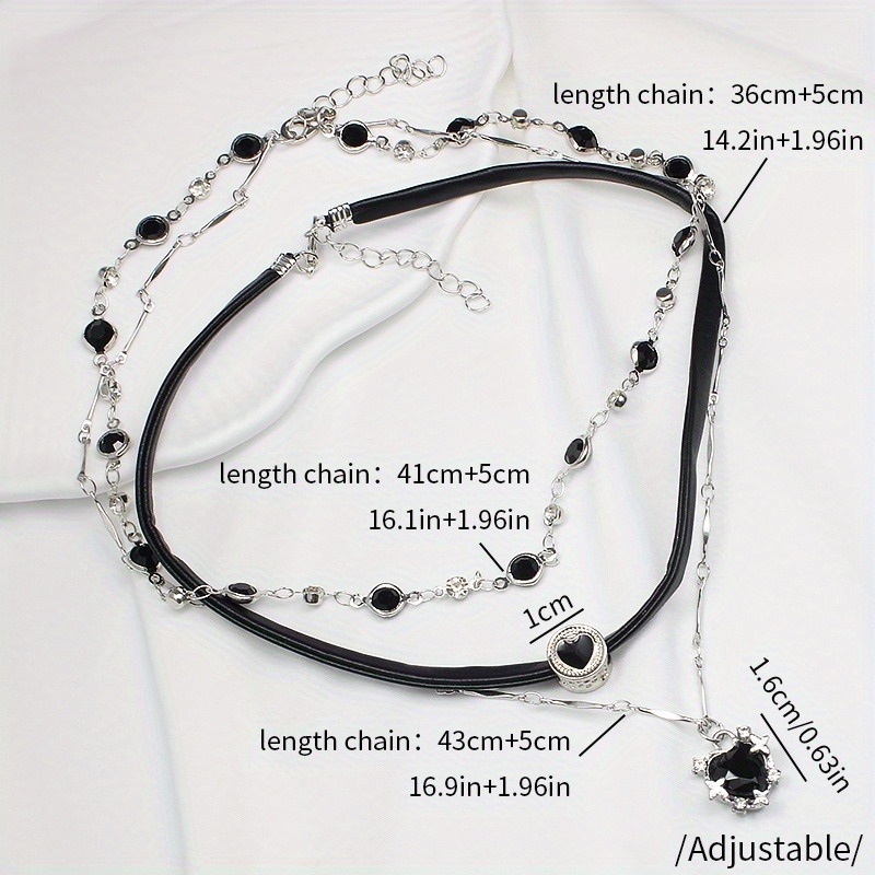 Gothic Layered Heart-shaped Ne - огляд і ціна Formal Wear Jewelry For Women