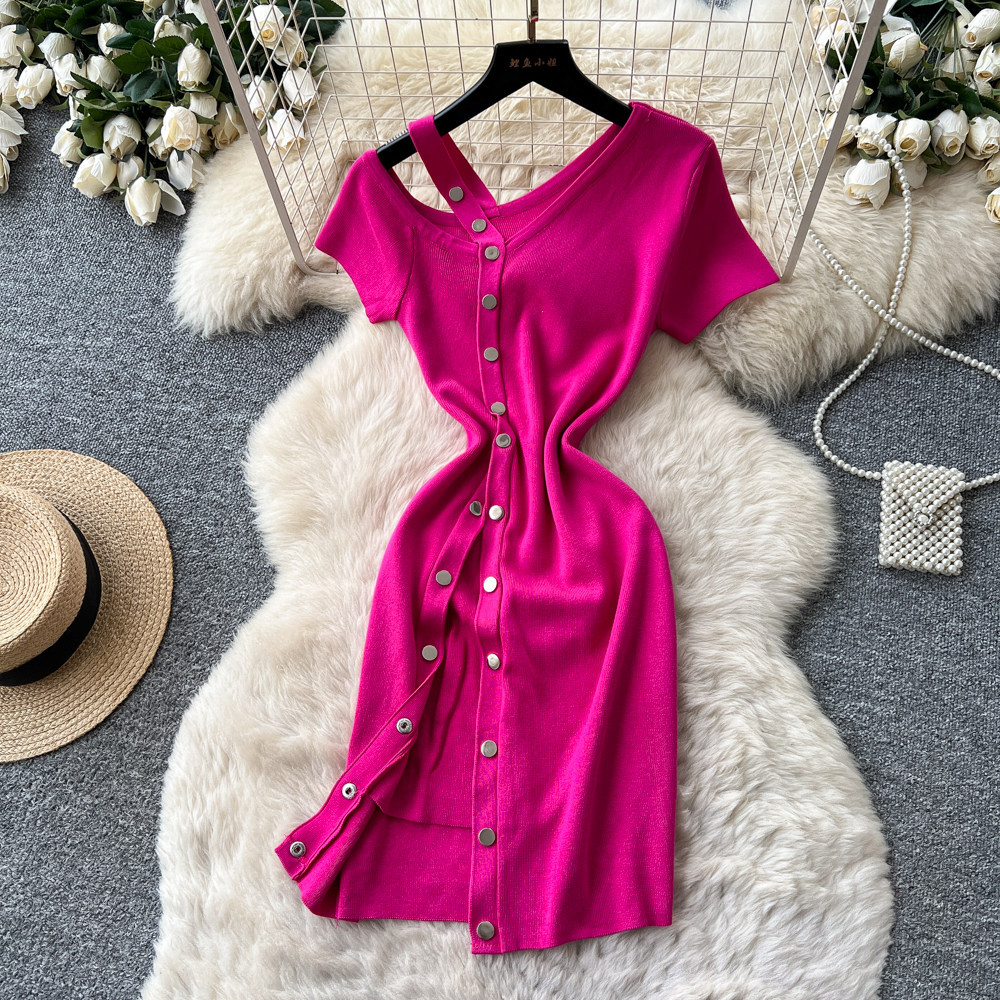 Dress Women Mid Length Dresses - огляд і ціна Wrap Dress Work