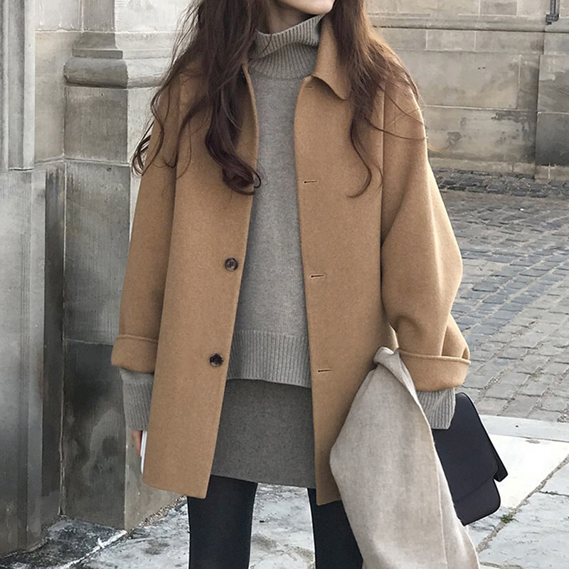 Zoki Autumn Faux Wool Coat Wom - огляд і ціна Tailored Coat Wool