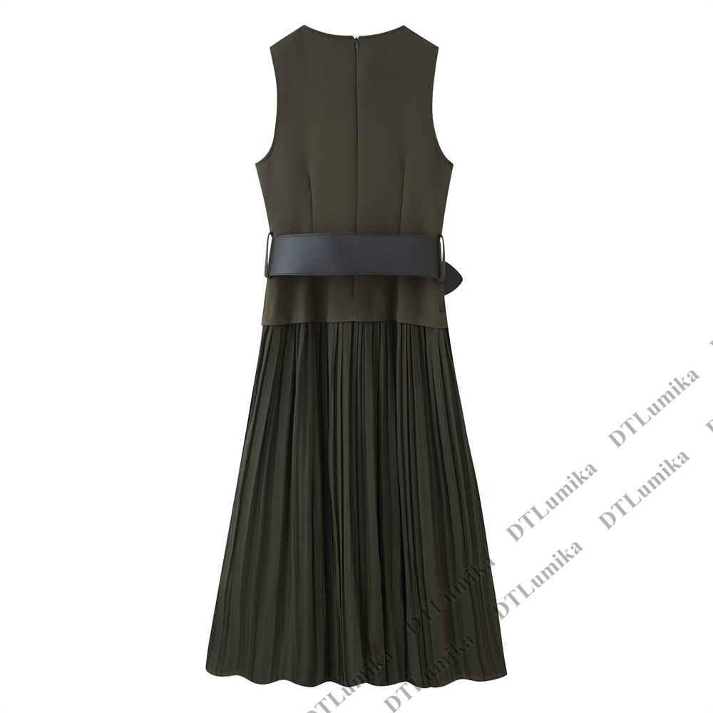 Women’s Olive Green Sleeveless - огляд і ціна Women Formal Wear Outfits