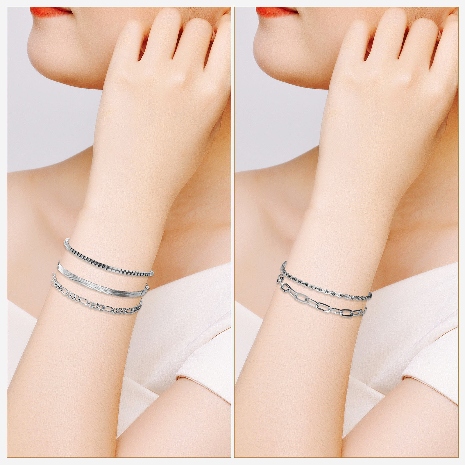 6Pcs Hand Chain Minimalist Lay - огляд і ціна Formal Wear Jewelry For Women