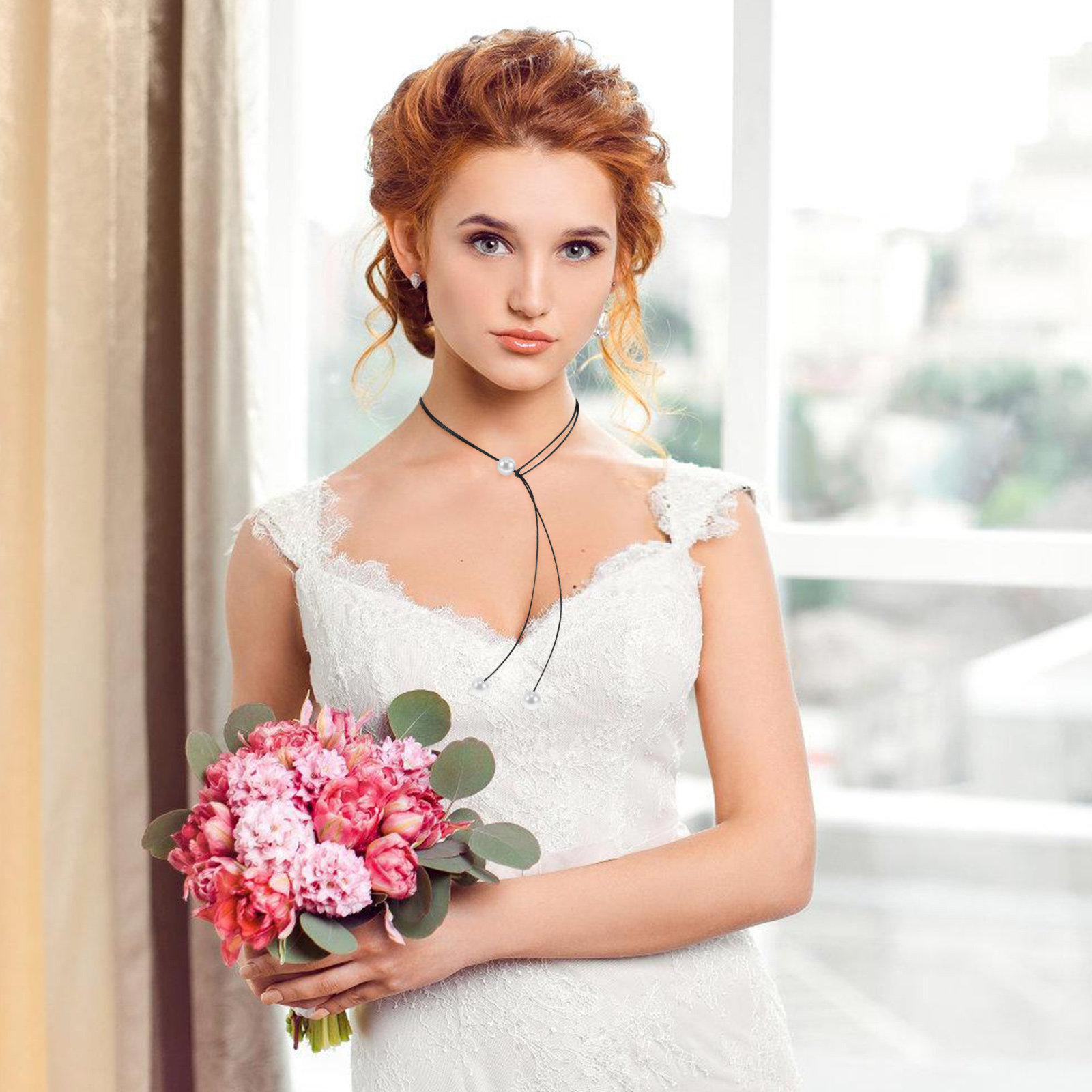 Double-Layer Stylish Cord Neck - огляд і ціна Formal Wear Jewelry For Women
