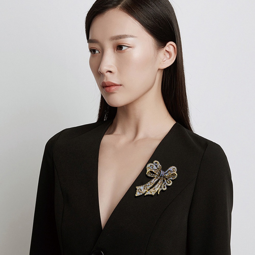 Vintage Bow-Shaped Brooch, Ele - огляд і ціна Formal Wear Jewelry For Women