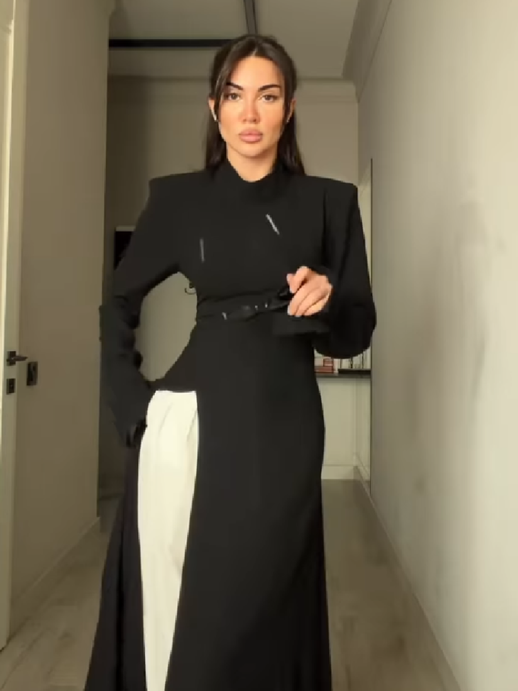 Women's Elegant High Neck Long - огляд і ціна Women Formal Wear Outfits