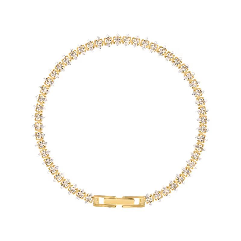 Dainty Gold CZ Bracelet – Wome - огляд і ціна Formal Wear Jewelry For Women