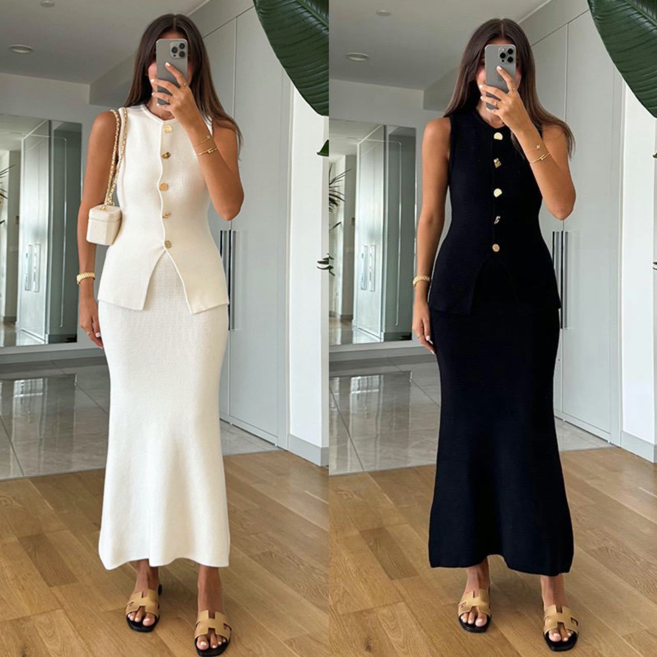 Round-neck Single-breasted Sle - огляд і ціна Women Formal Wear With Skirt