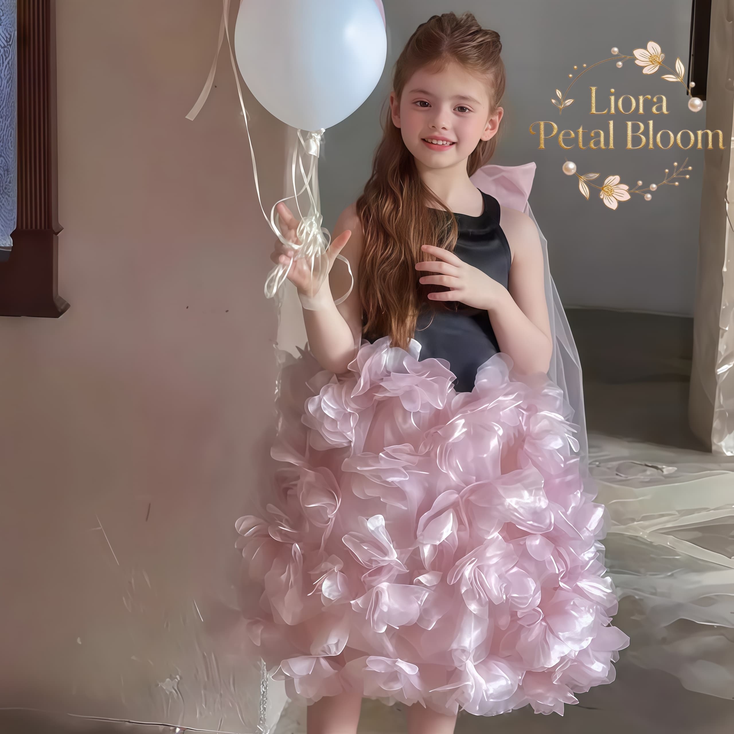 Girls' Black Floral Tulle Dres - огляд і ціна Women Formal Wear H&M