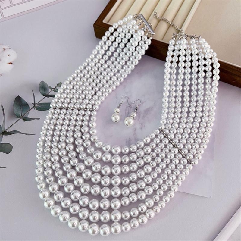  Elegant Layering Faux Pearls  - огляд і ціна Formal Wear Jewelry For Women