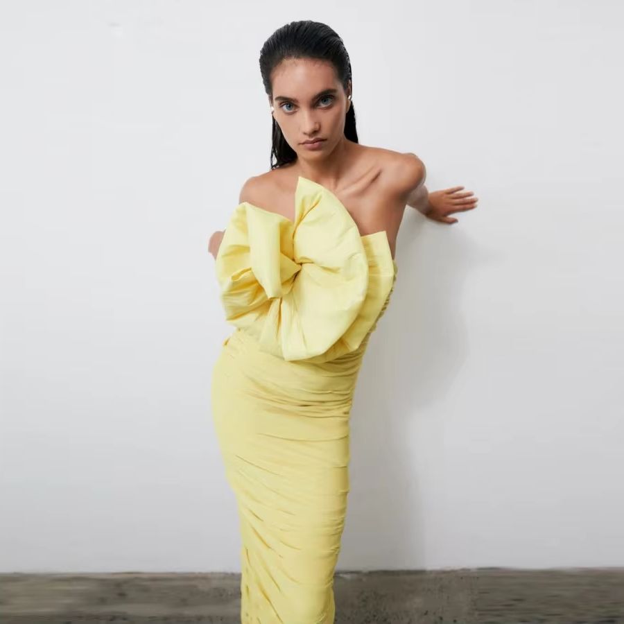 Yellow Arabic Evening Gown Ruc - огляд і ціна Women Formal Wear H&M