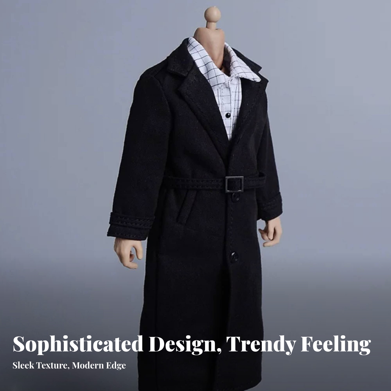 Wide Lapel Miniature Overcoat  - огляд і ціна Tailored Coat Wool