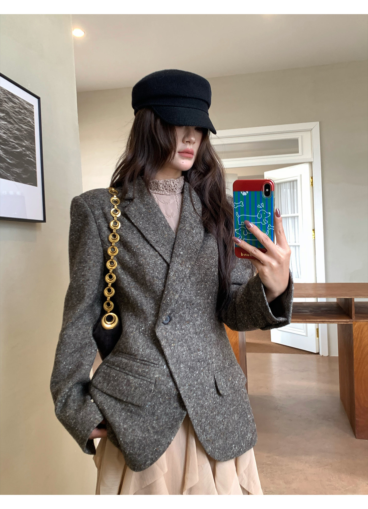 【MAR】Women Vintage Intellectua - огляд і ціна Tailored Coat Wool