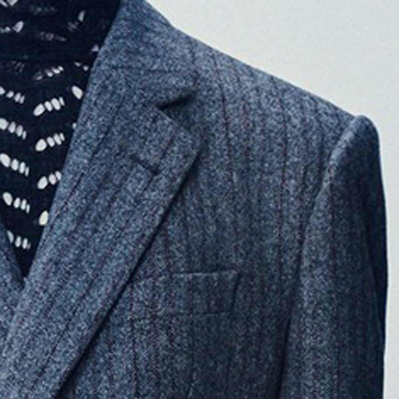 Men's formal suit with double  - огляд і ціна Tailored Coat Wool