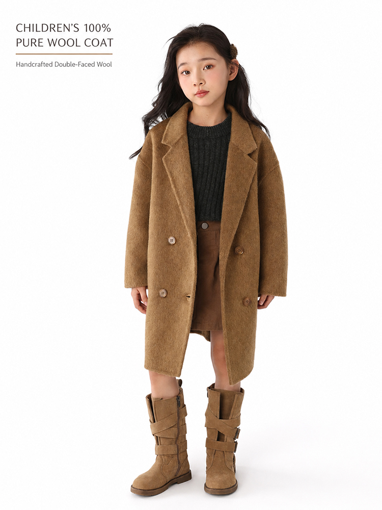 Children 100% Pure Wool Double - огляд і ціна Tailored Coat Wool