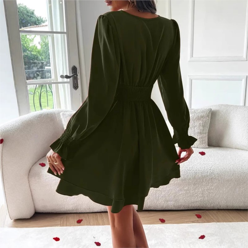 Dresses 2025 Woman Clothing V  - огляд і ціна Wrap Dress Work