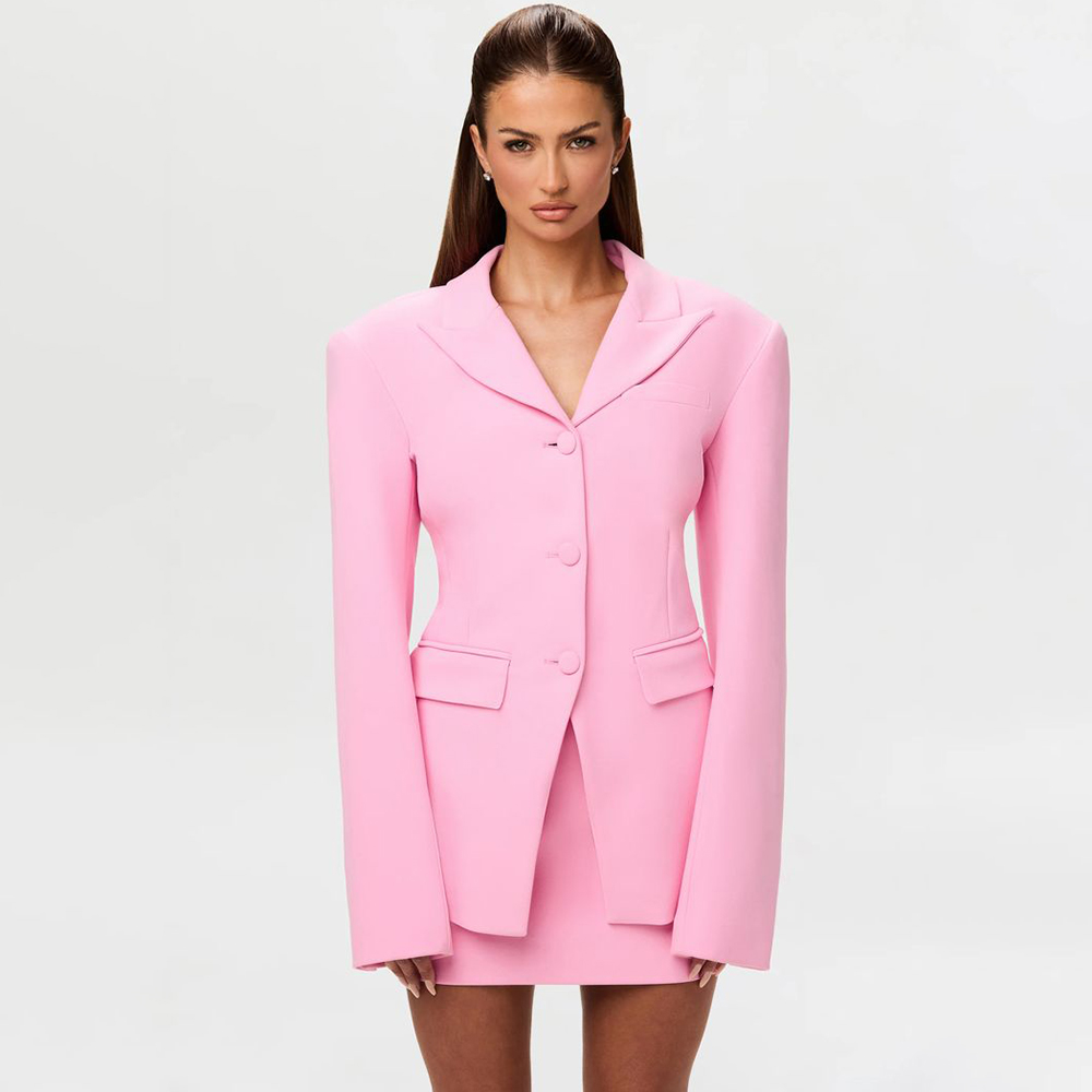 Lively Pink Women's 2Pic Suit  - огляд і ціна Women Formal Wear With Skirt