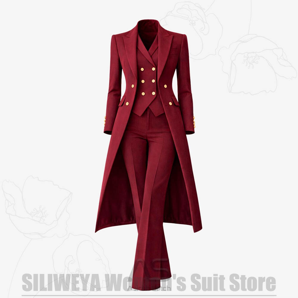 Women's Suit 3 Piece Double Br - огляд і ціна Women Formal Wear Outfits