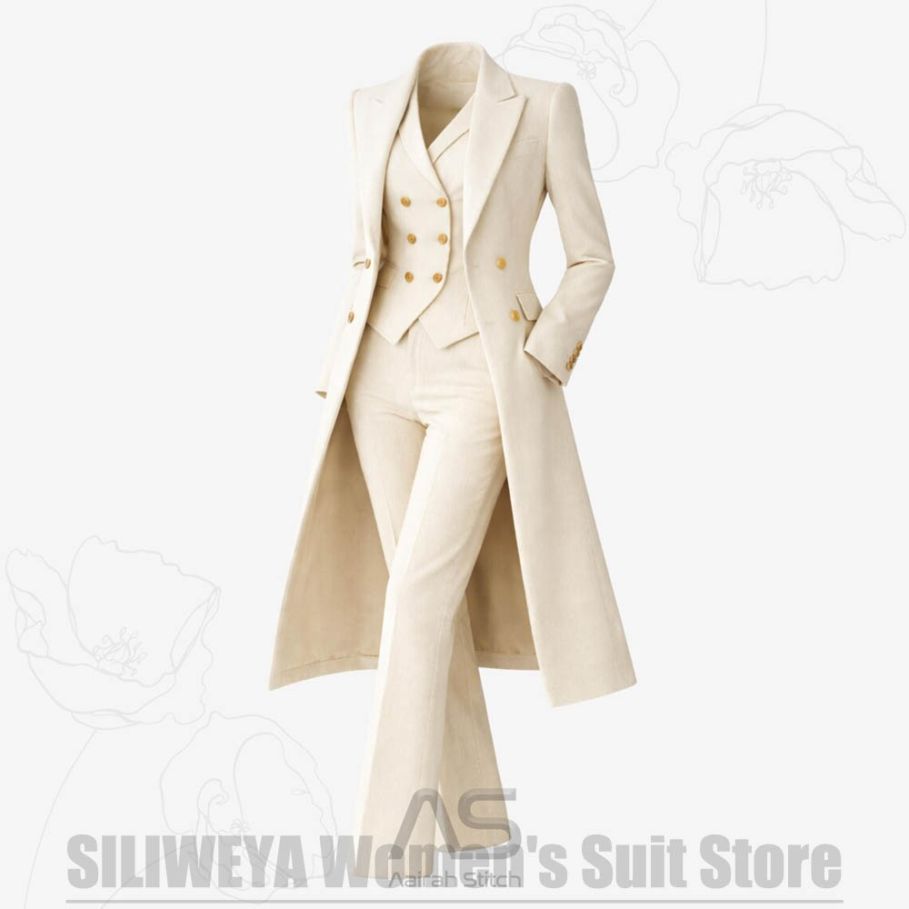 Women's Suit 3 Piece Double Br - огляд і ціна Women Formal Wear Outfits