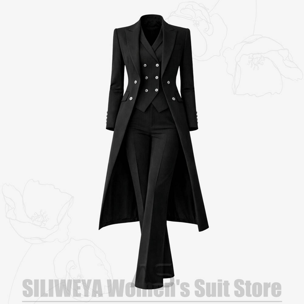 Women's Suit 3 Piece Double Br - огляд і ціна Women Formal Wear Outfits