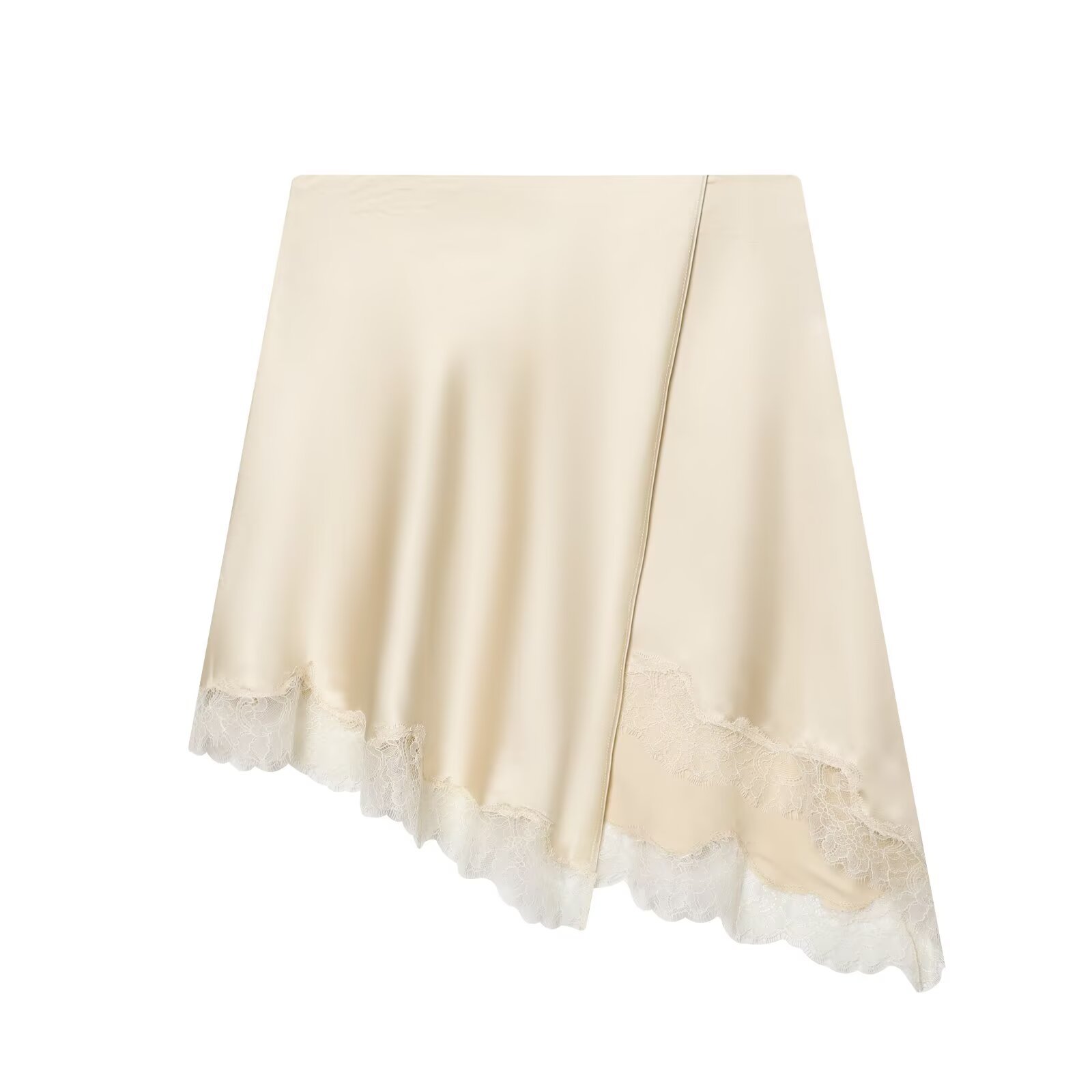 Women's Elegant Satin Lace Hem - огляд і ціна Women Formal Wear With Skirt